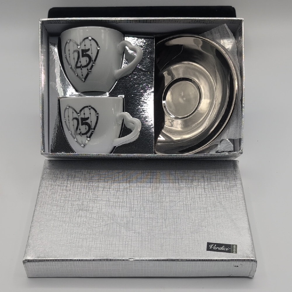 Verdici| Silver Anniversary Coffee Set